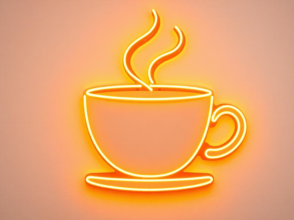 Coffee Cup Neon Sign