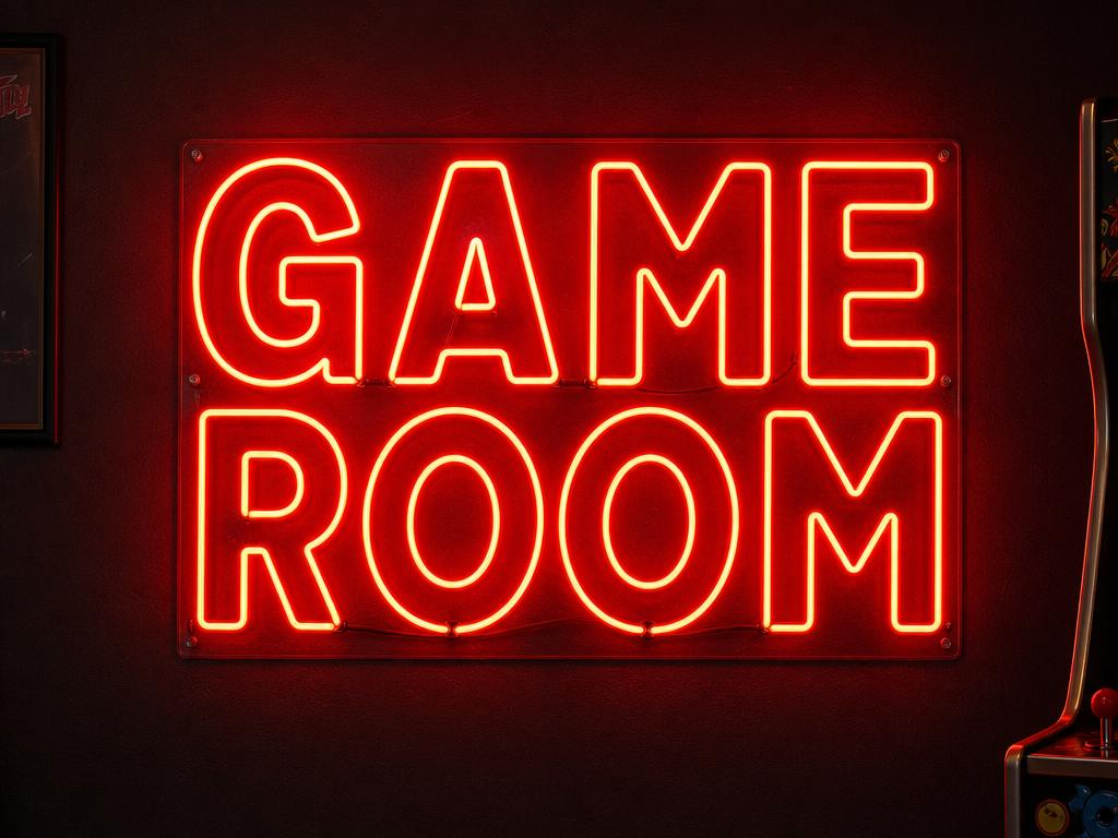 Game Room Neon Sign